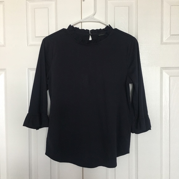 Ann Taylor Tops - 3/4 Sleeve Stretchy Cotton Top